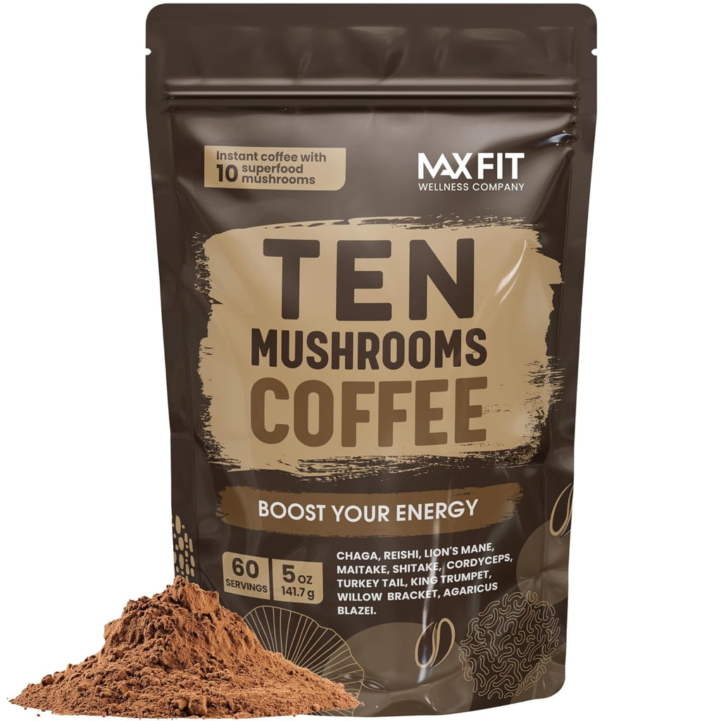 ten mushrooms coffee organic vegan