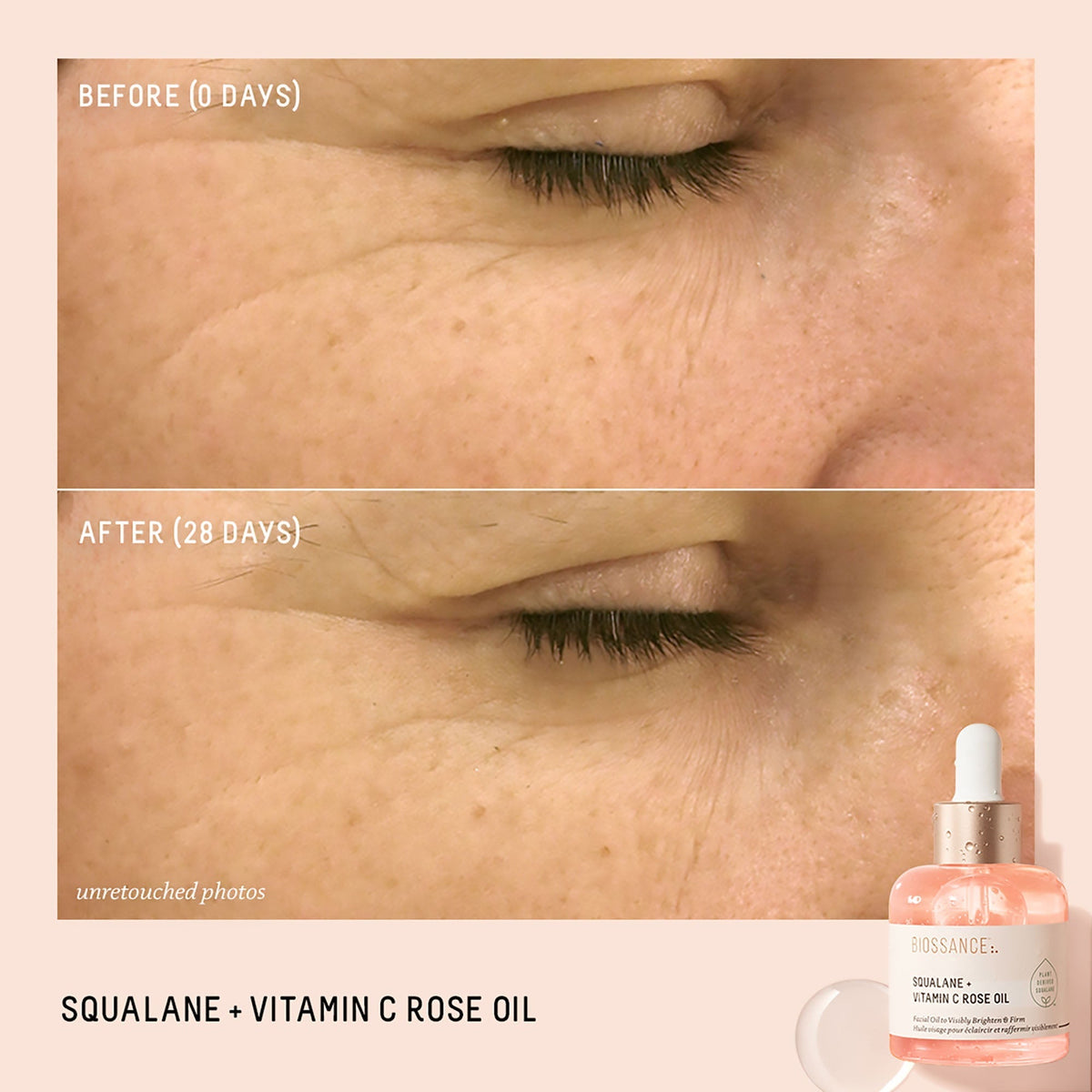 Biossance Rose Oil with Squalane and Vitamin C - PHOTON