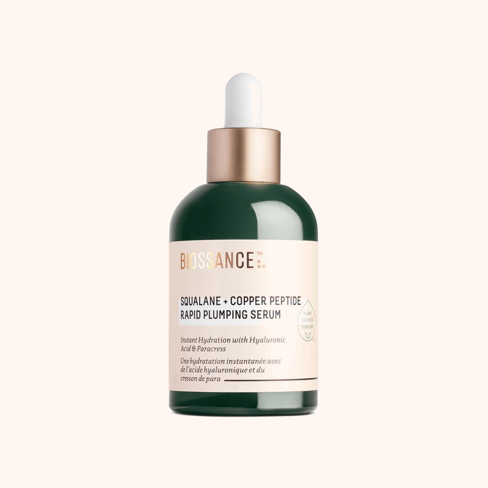 BIOSSANCE SQUALANCE AND  COPPER PEPTIDE RAPID PLUMPIN SERUM 50 ml 1.69 fl oz.