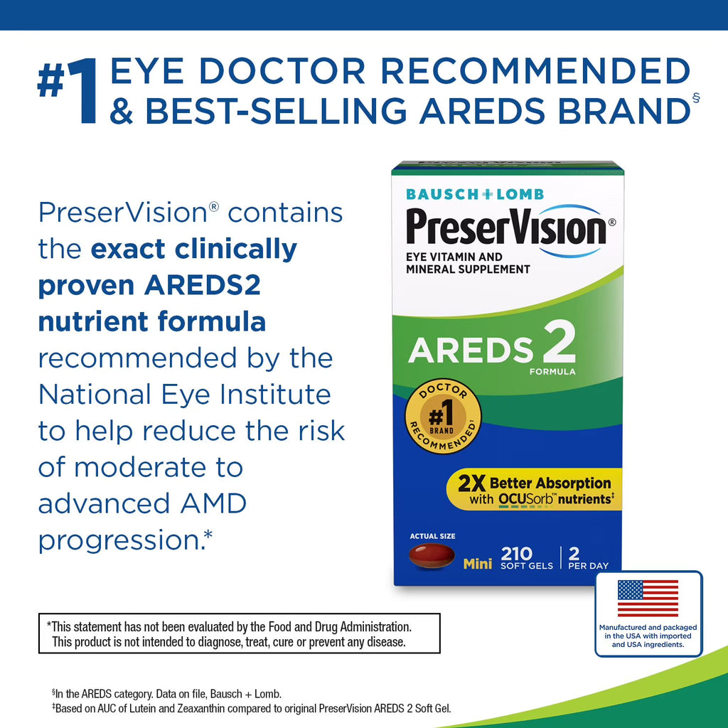 PreserVision Areds 2- 210 SoftGels for Eyes