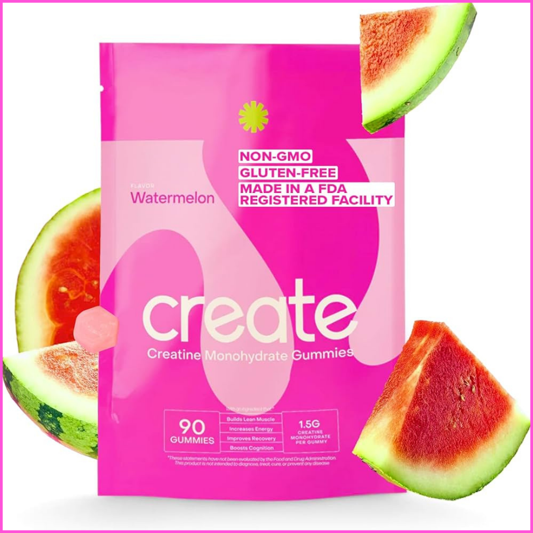 Create Creatine Gummies  Monohydrate Watermelon Flavour