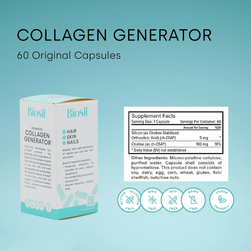 Biosil Collagen Generator - 60 Original Capsules