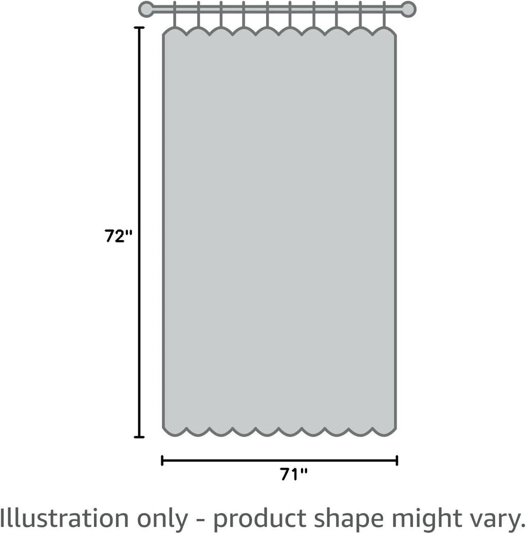 Barossa Design Plastic Shower Liner Clear - Premium PEVA Shower Curtain Liner