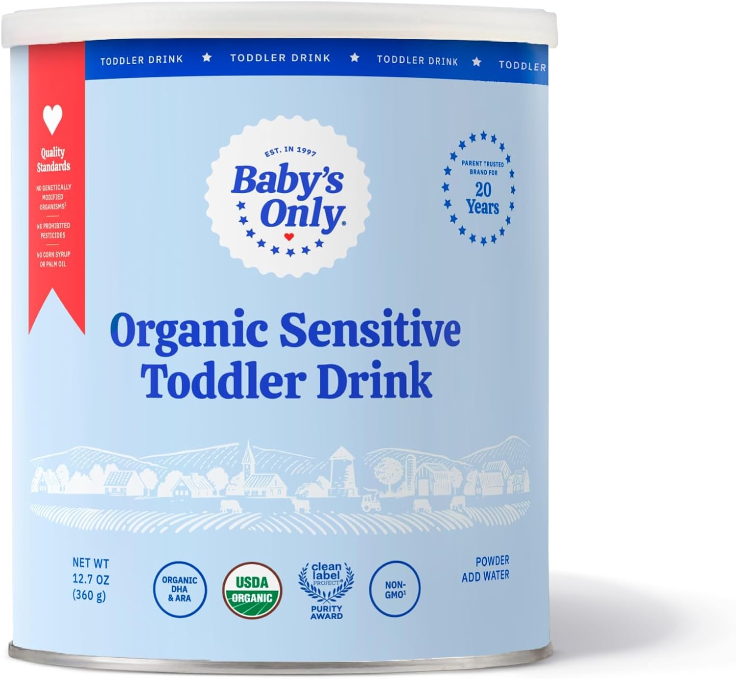Baby's Only Organic Sensitive Toddler Drink for Lactose Sensitive Toddlers