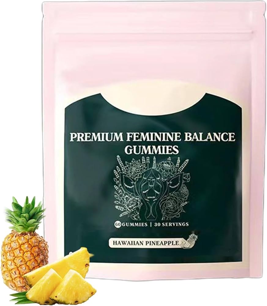 Feminine Balance Gummies - Pineapple Flavor - Vital Source Nutrition 60 count