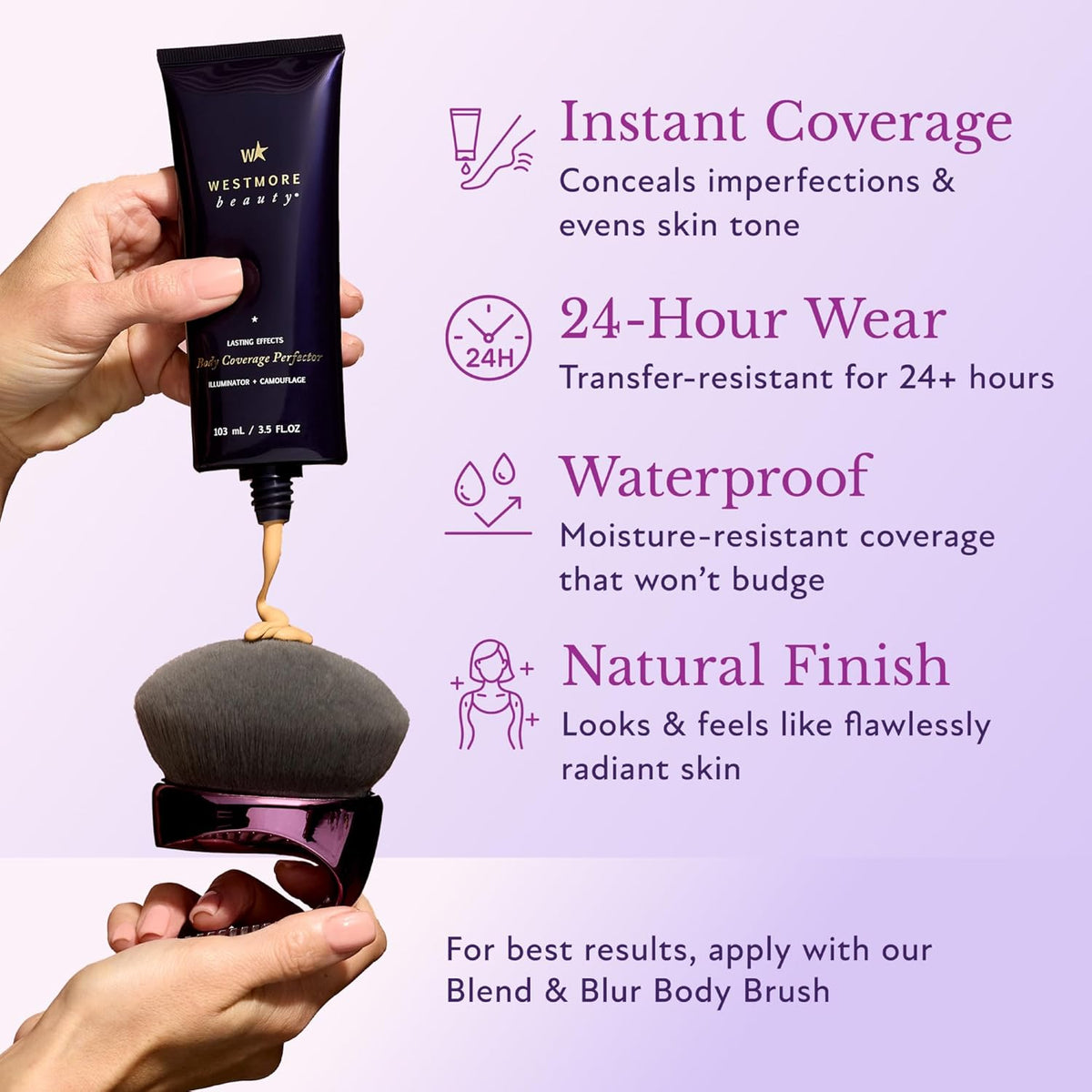 Westmore Beauty Body Concealer Body Coverage Perfector Body Makeup for Women | Tattoo concealor