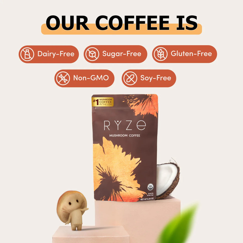 Ryze Mushroom coffee organic 30 servings