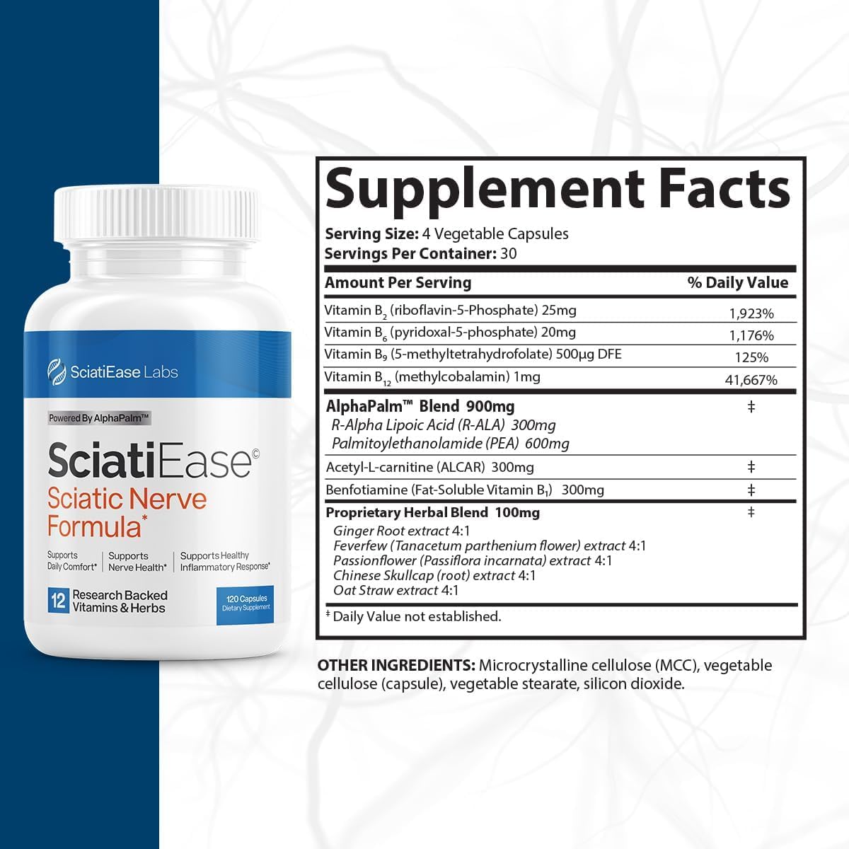 SciatiEase Sciatic Nerve Formula