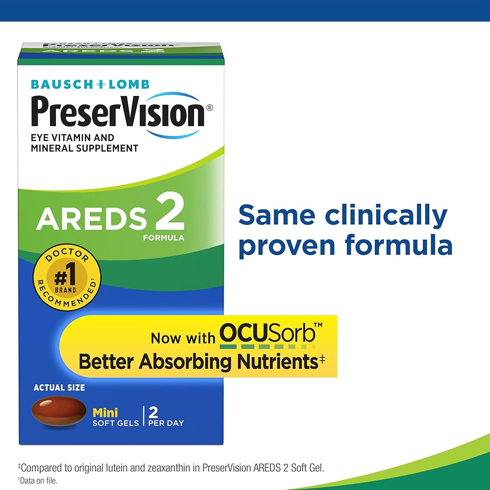 Preservision Areds 2 Eye formula Supplement - 210 Soft Gels