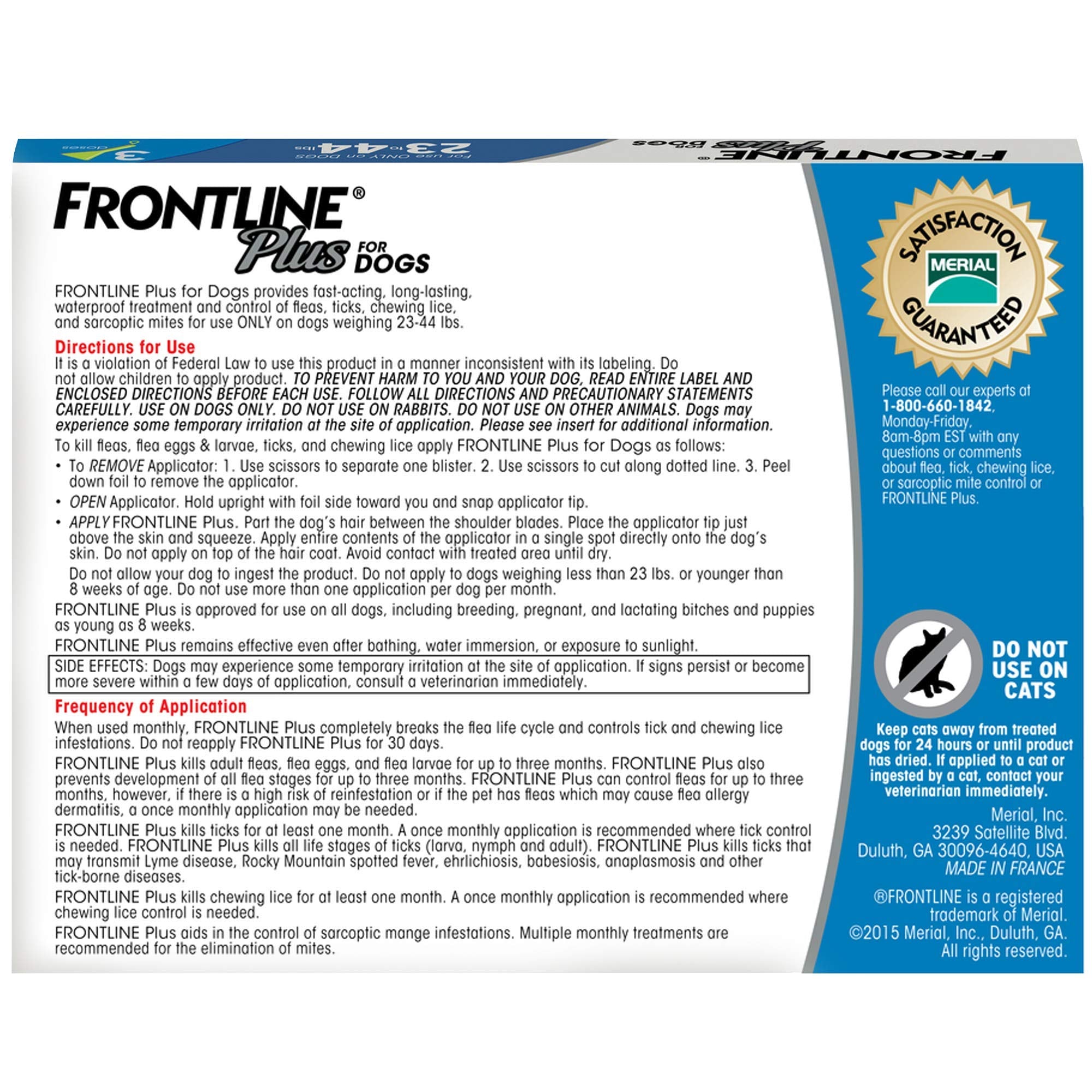Frontline Plus Flea & Tick Treatment for Medium Dogs