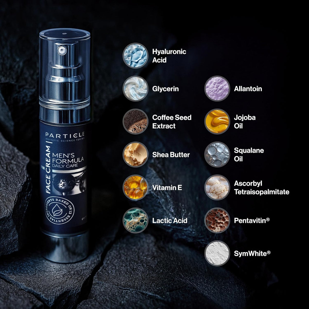Particle 6-in-1 Face Cream for Men Daily Hydrating Moisturizer - 1.7 oz
