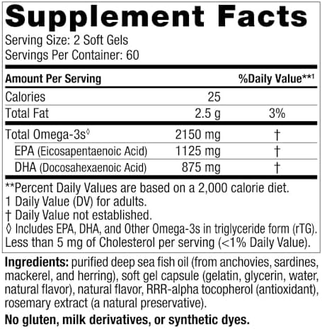 Nordic Naturals Ultimate Omega 2X, Lemon Flavor