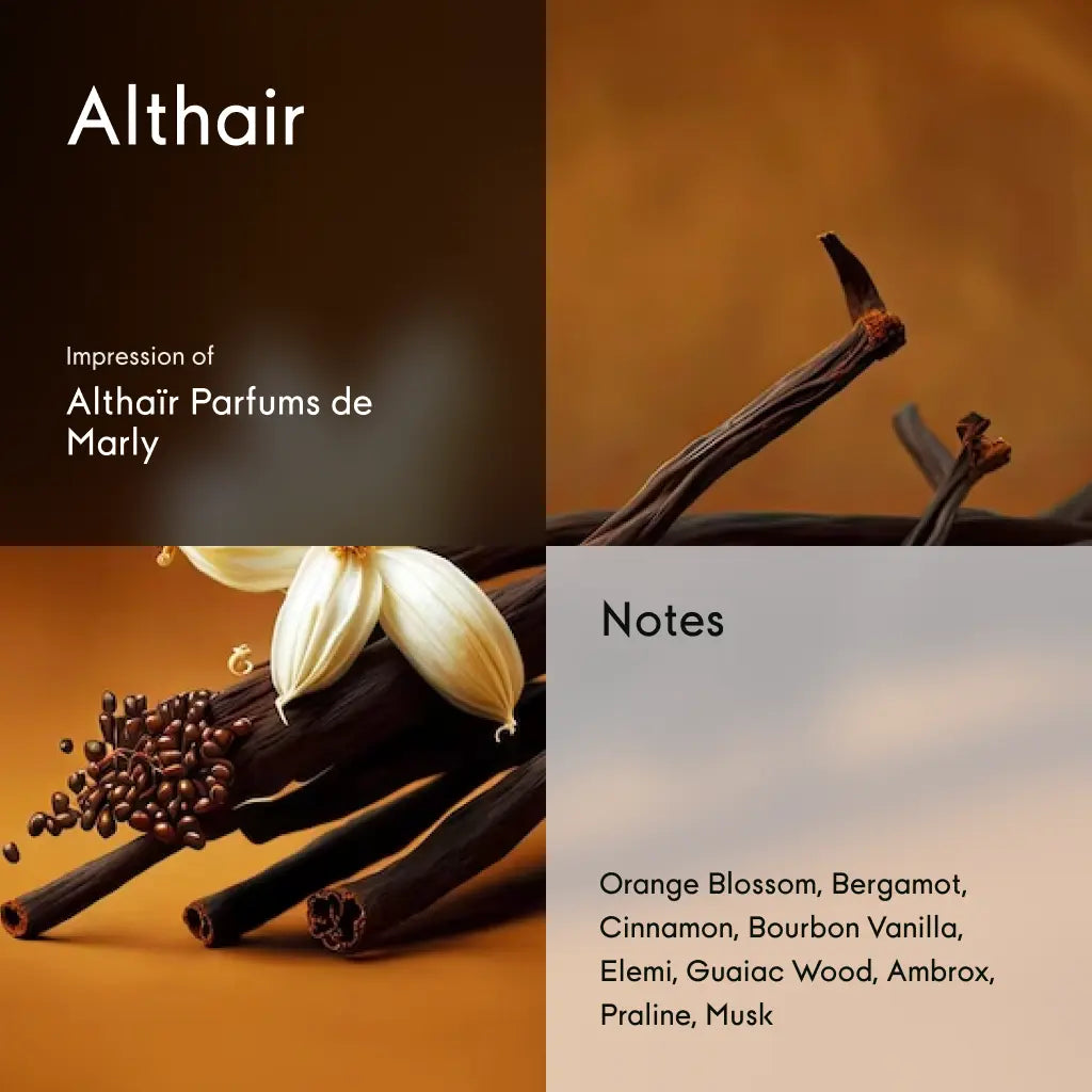 Althaïr Parfums de Marly Eau de Parfum 125ml – Luxury Unisex Vanilla Perfume