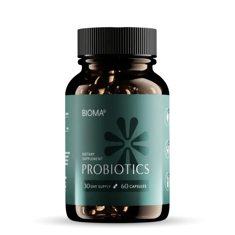 BIOMA Probiotics Dietary Supplement – 60 Capsules | 30 Day Supply