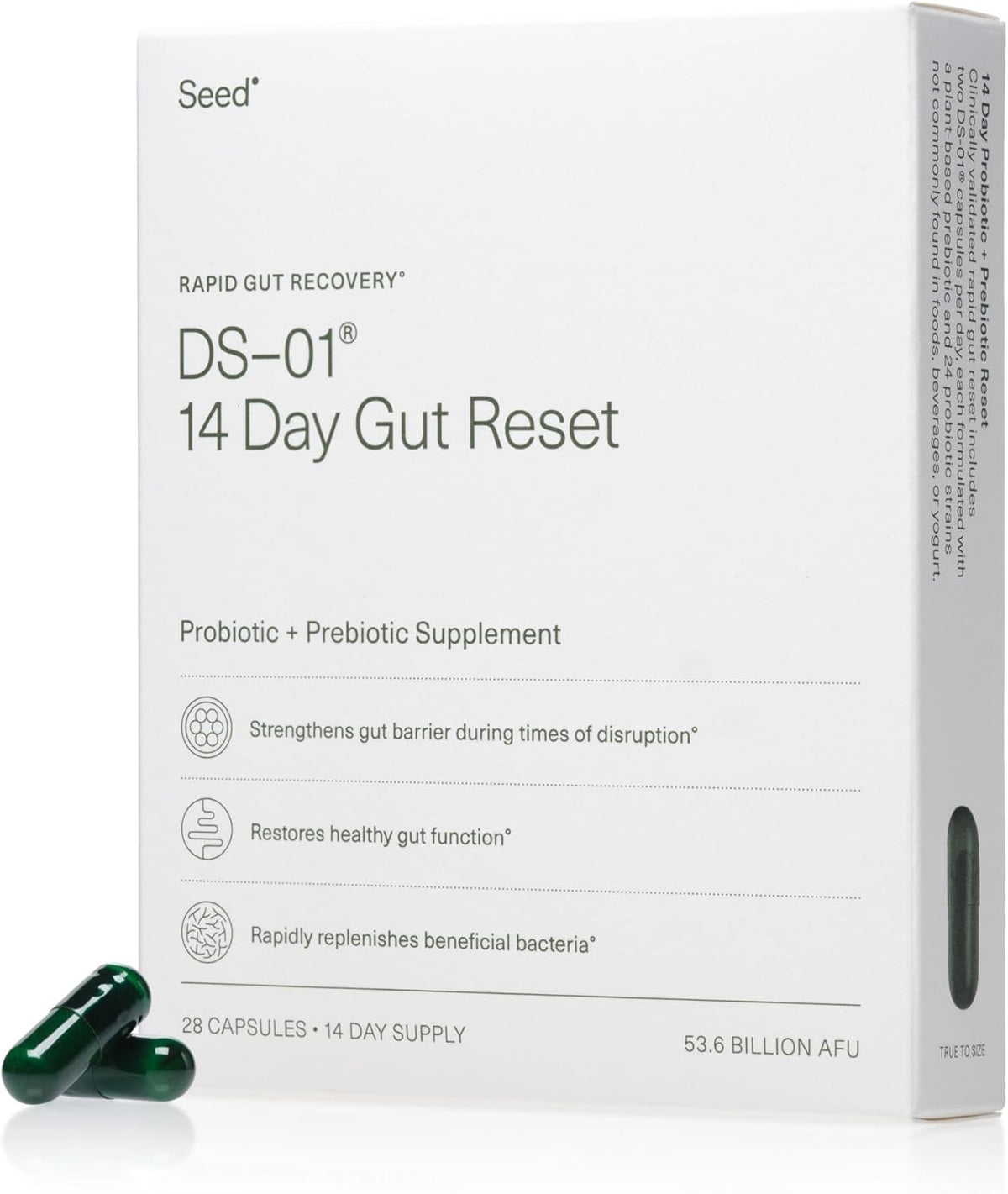 DS-01 14 Day Gut Reset - Prebiotic and Probiotic for Women & Men