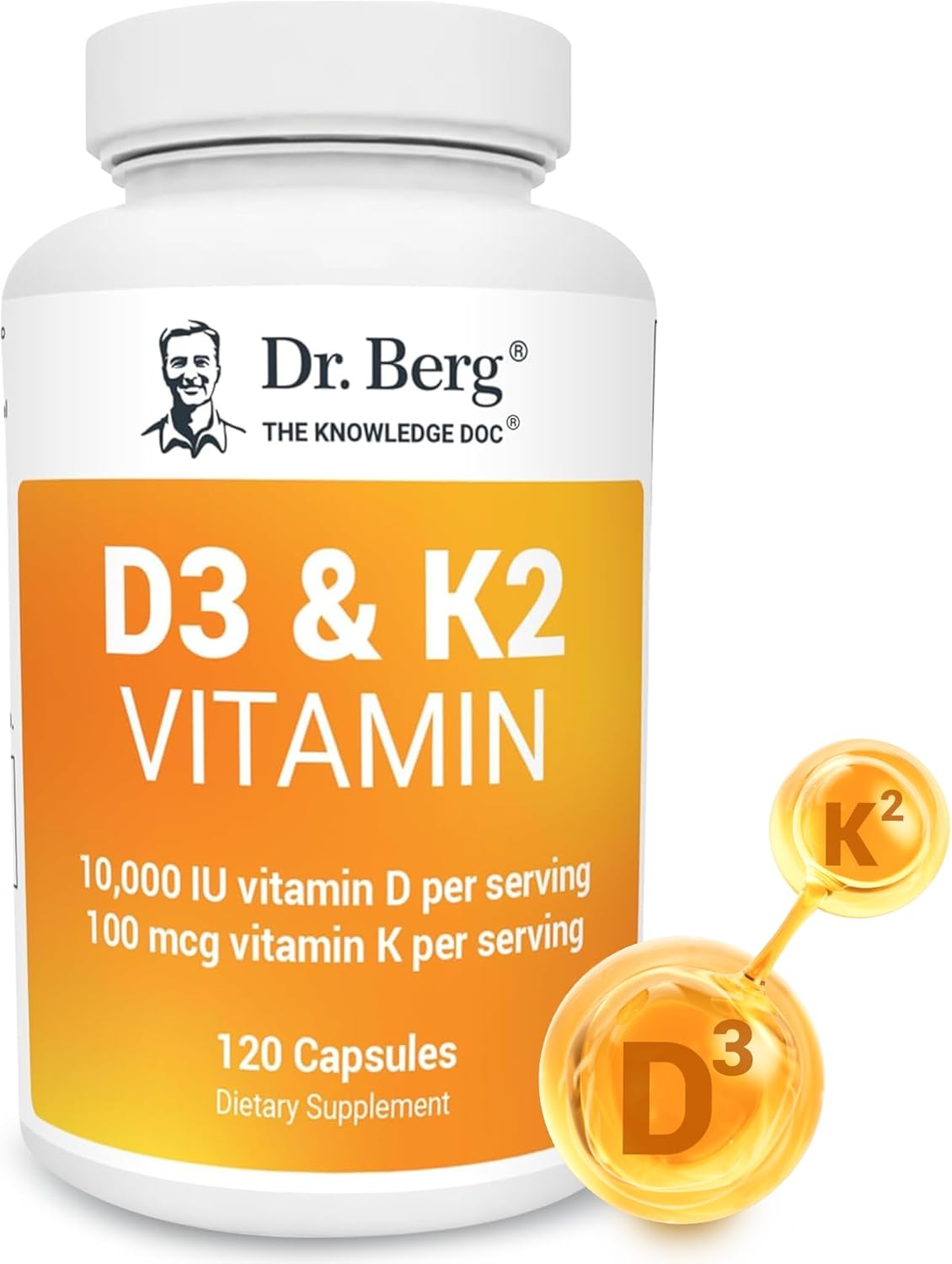 Dr Berg Vitamin D3 & K2 Multivitamin Magnesium
