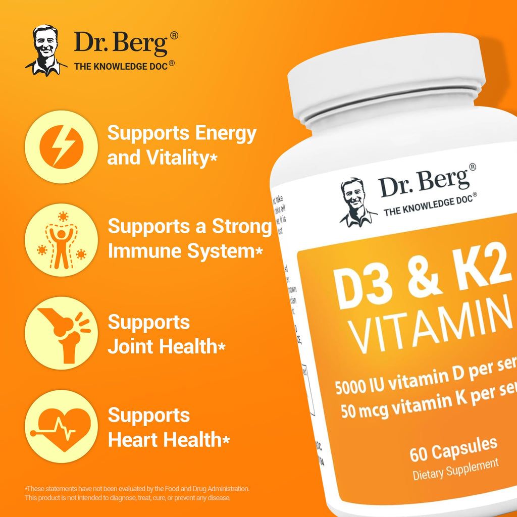 Dr Berg Vitamin D3 & K2 Multivitamin Magnesium
