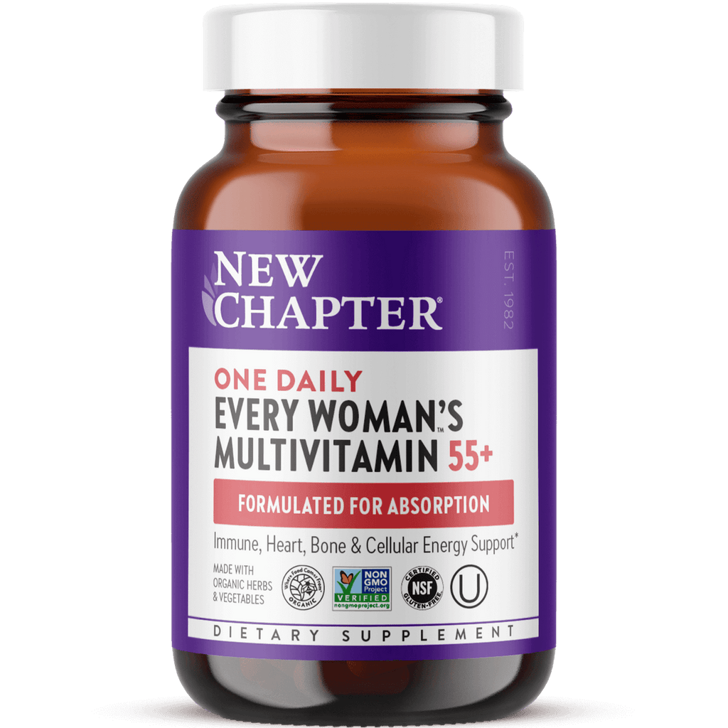 New Chapter Women's Multivitamin 50 Plus for Cellular Energy, Heart & Immune Support