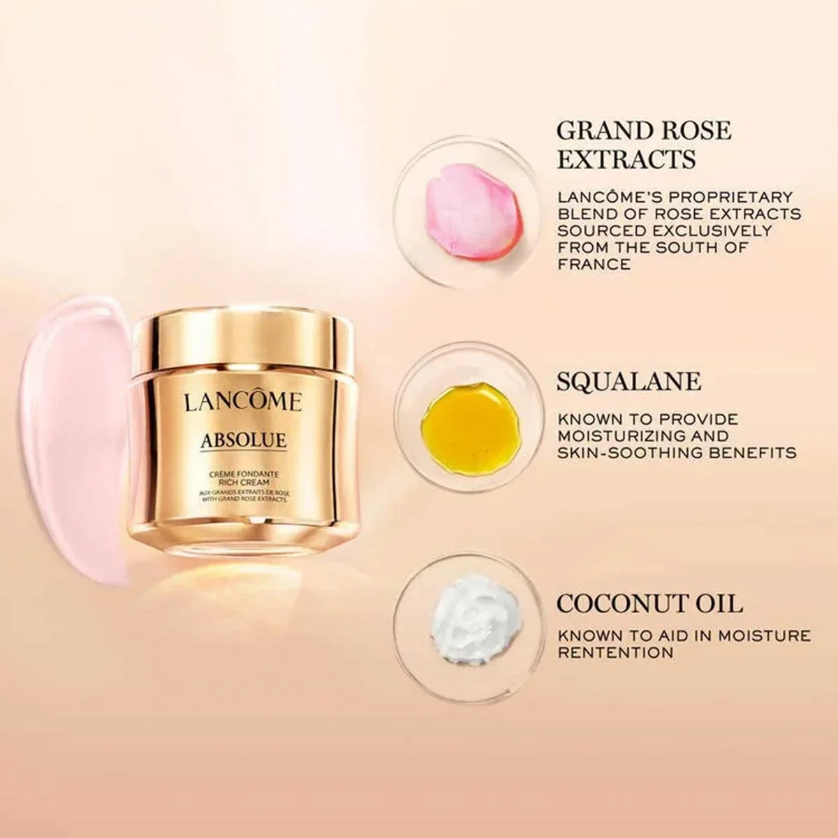 Lancome Absolue Revitalizing and Brightening Rich Cream 2 oz Cream Paris