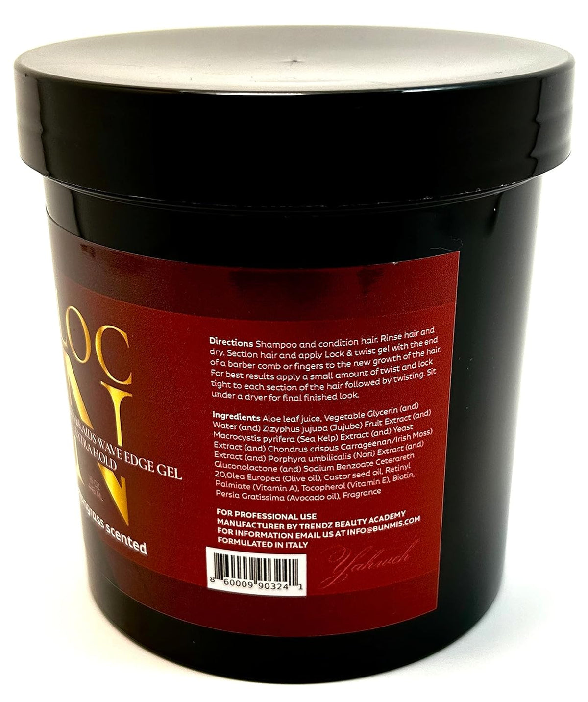 Loc N gel lemongrass scented