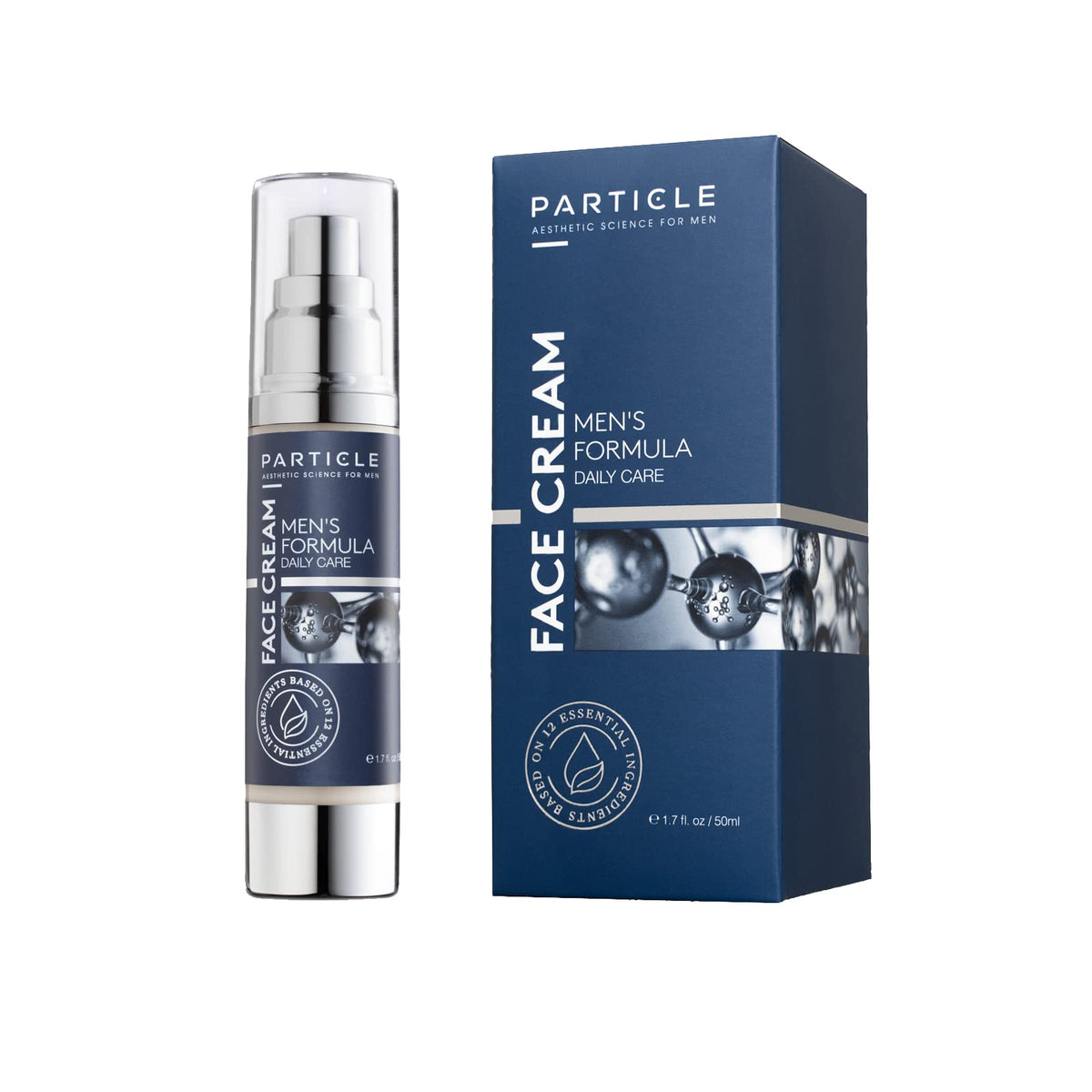 Particle Face Cream for Men Daily Hydrating Moisturizer - 1.7 oz