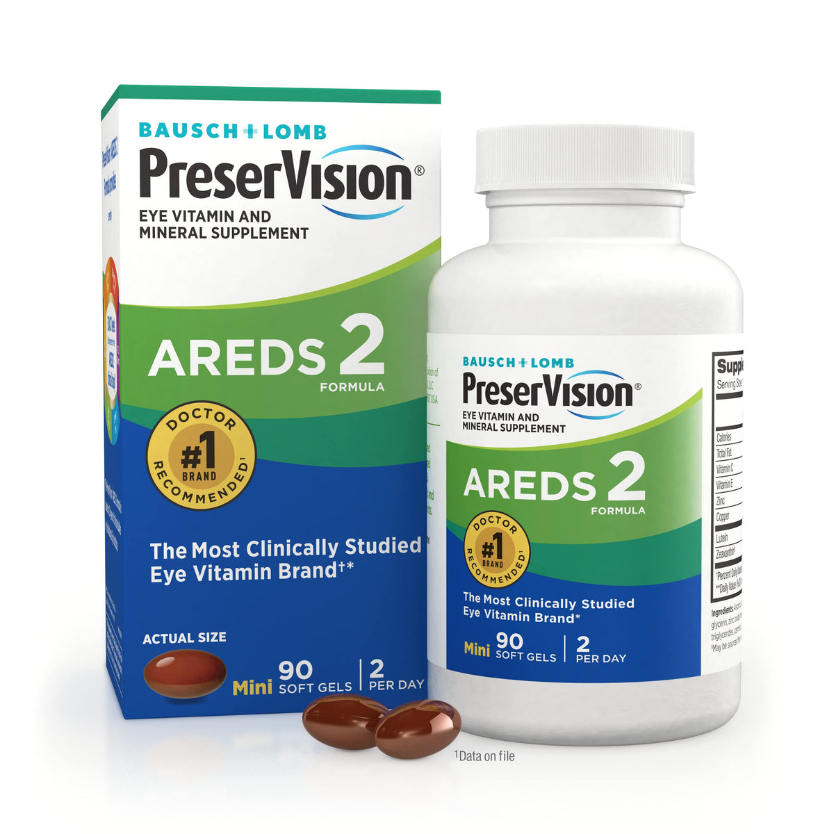 Preservision Areds 2 Eye formula Supplement - 210 Soft Gels