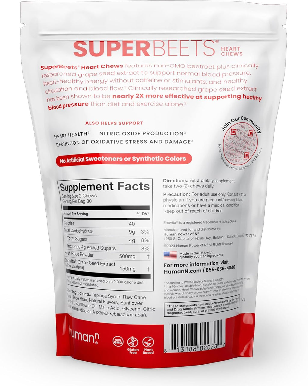 SuperBeets Heart Chews