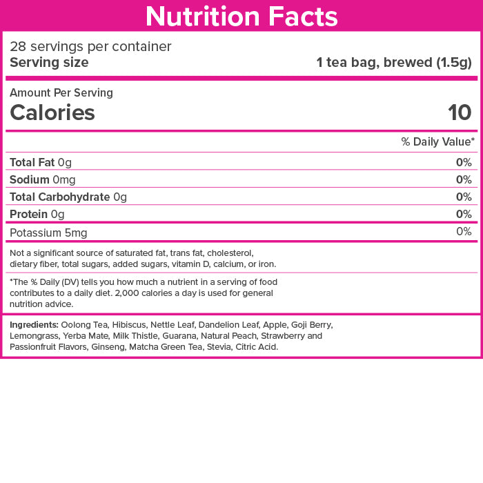 Skinnyfit Detox Tea Bags - 28 Count - All-Natural, Laxative-Free, Supports A Healthy Weight, Helps Reduce Bloating, Natural Energy, Supports Immune System, Vegan