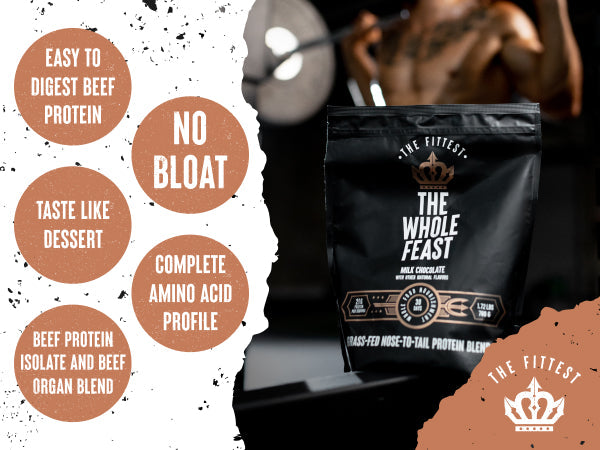 The Fittest Whole Feast Beef Protein Powder