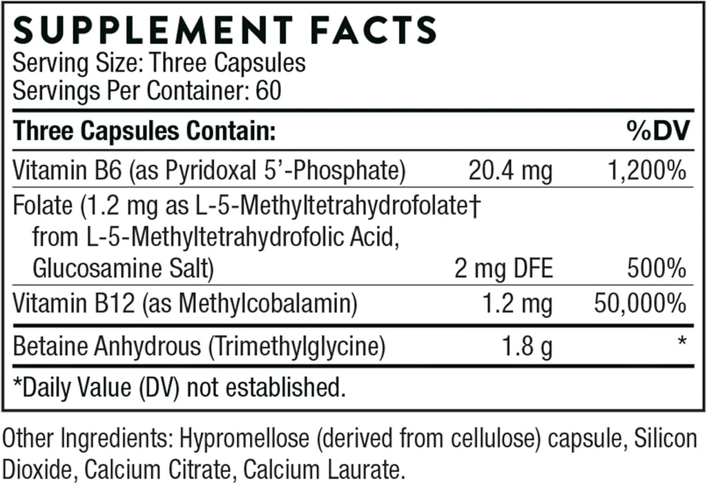 THORNE Methyl Guard Methylation Support Supplement