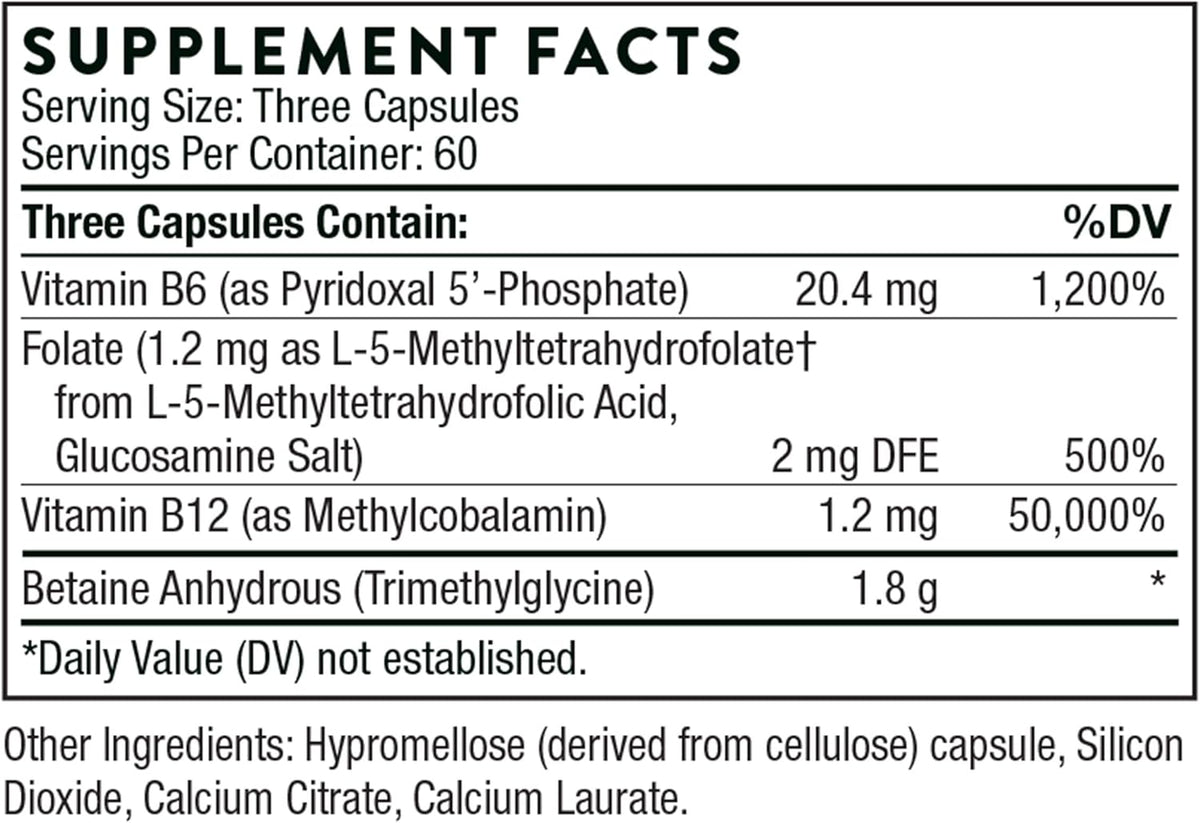 THORNE Methyl Guard Methylation Support Supplement