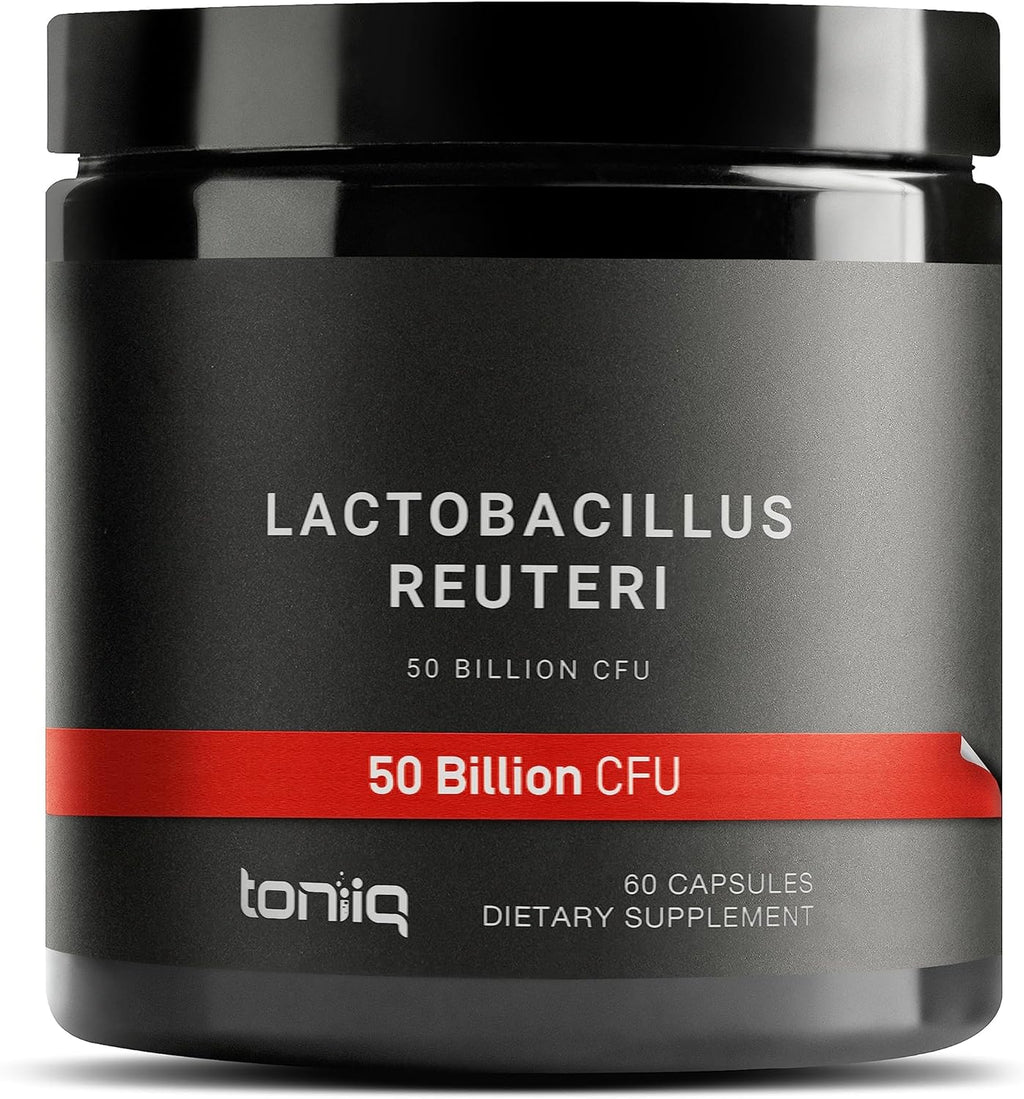 Toniiq 50 Billion CFU Lactobacillus Reuteri Probiotic 50mg per Serving