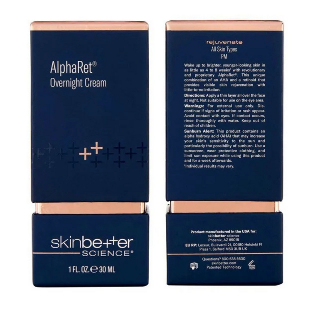 AlphaRet® Overnight Cream FACE Regenerating Skinbetter Science 1 fl oz 30 ml