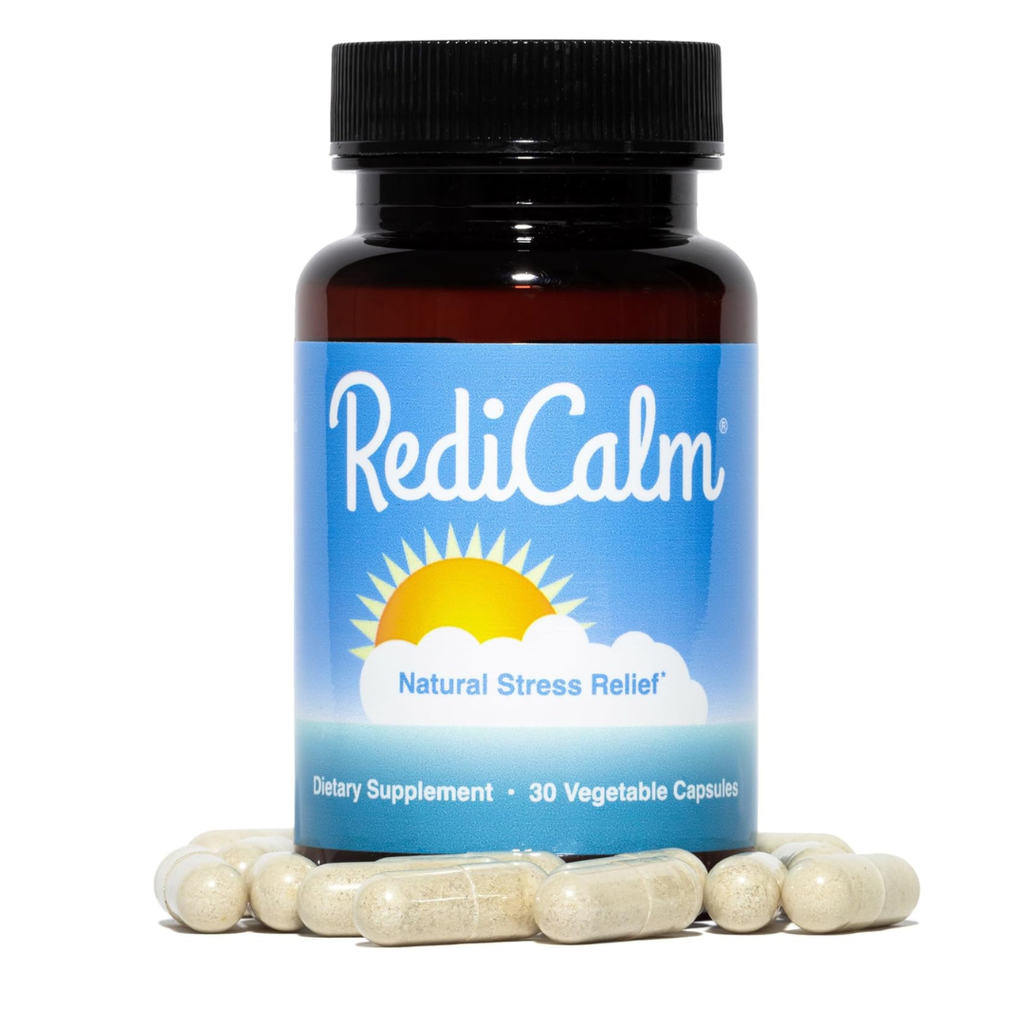 Redicalm Natural Stress Relief Supplement - Non-GMO, Vegan, Gluten-Free