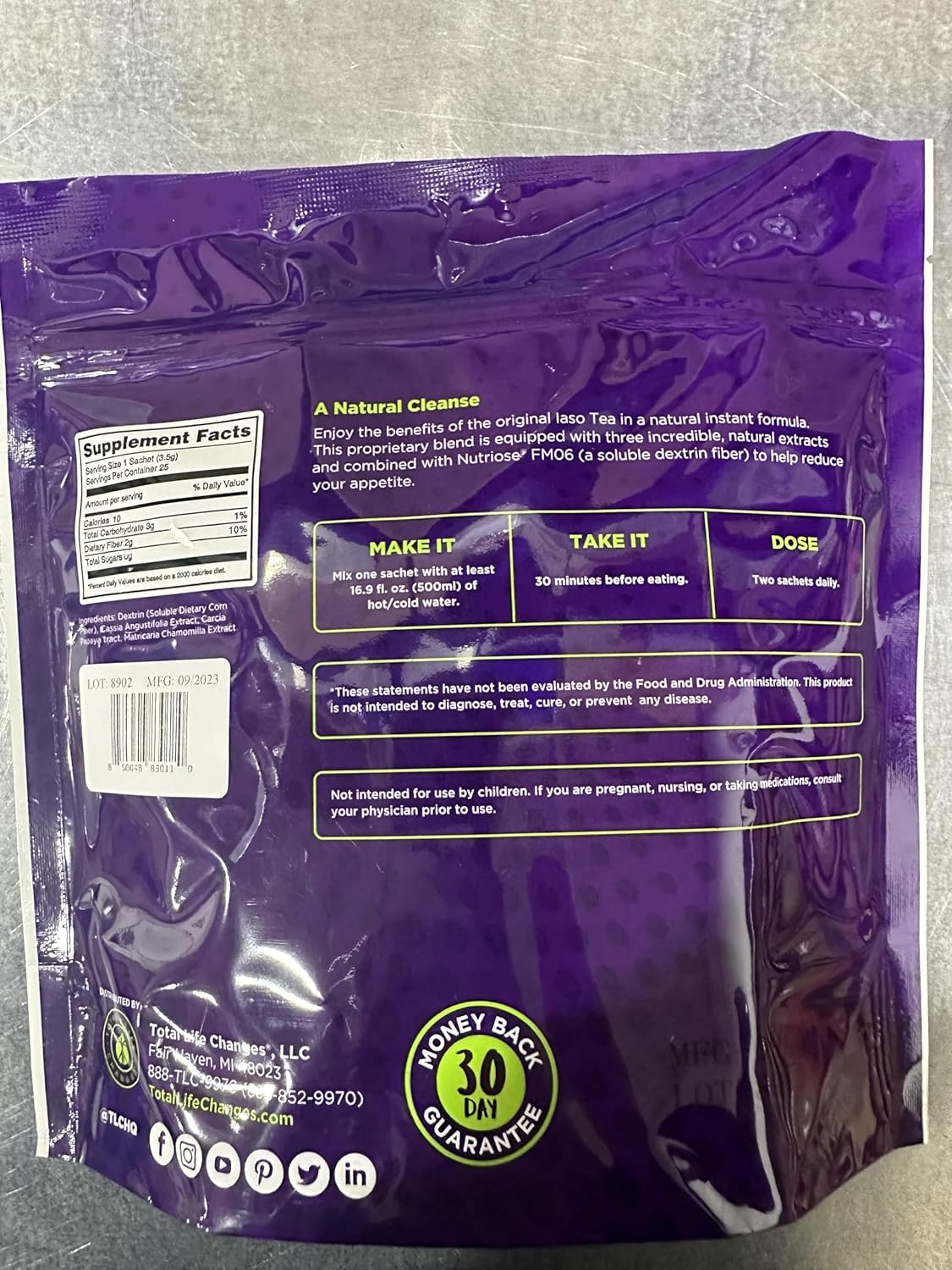 Total Life Changes Iaso Instant Tea