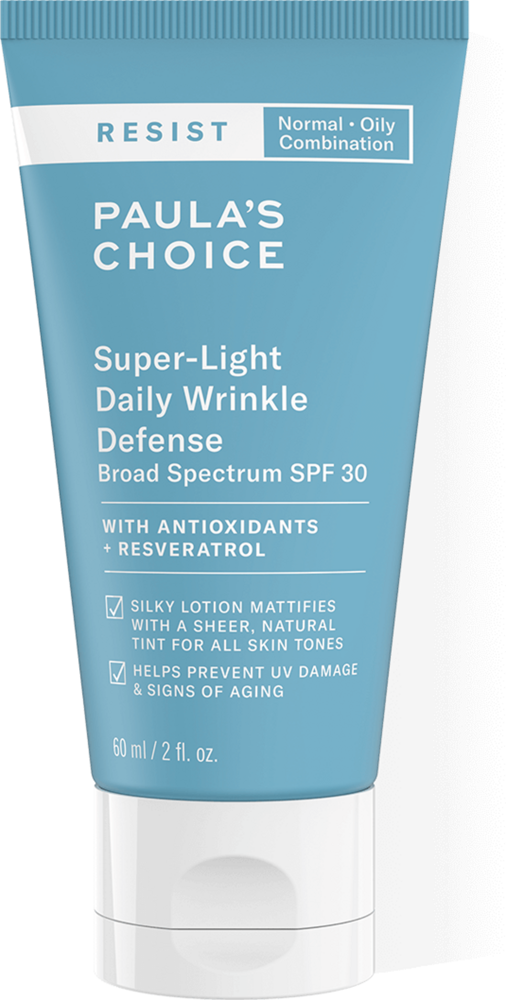 Paula's Choice RESIST Super-Light Daily Wrinkle Defense SPF 30 Matte Tinted Face Moisturizer