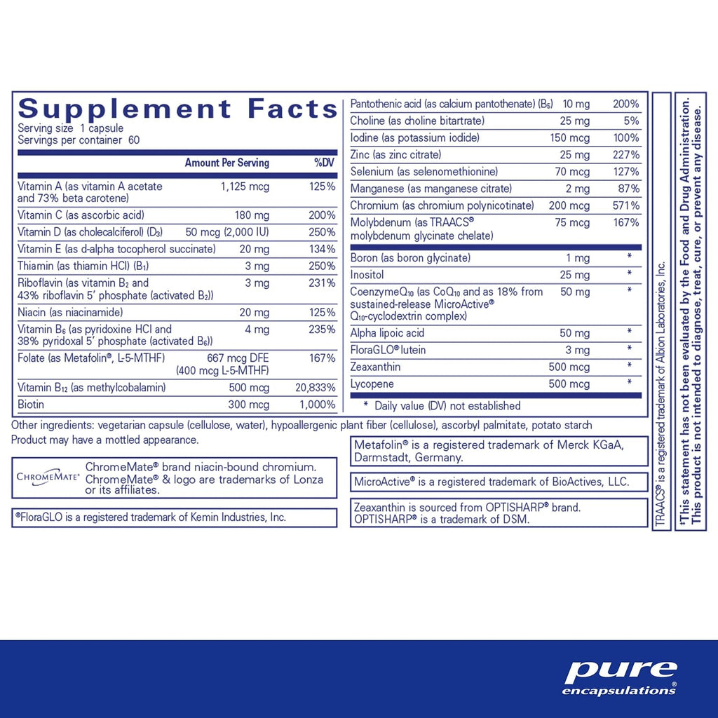 PURE O.N.E MULTIVITAMIN encapsulations