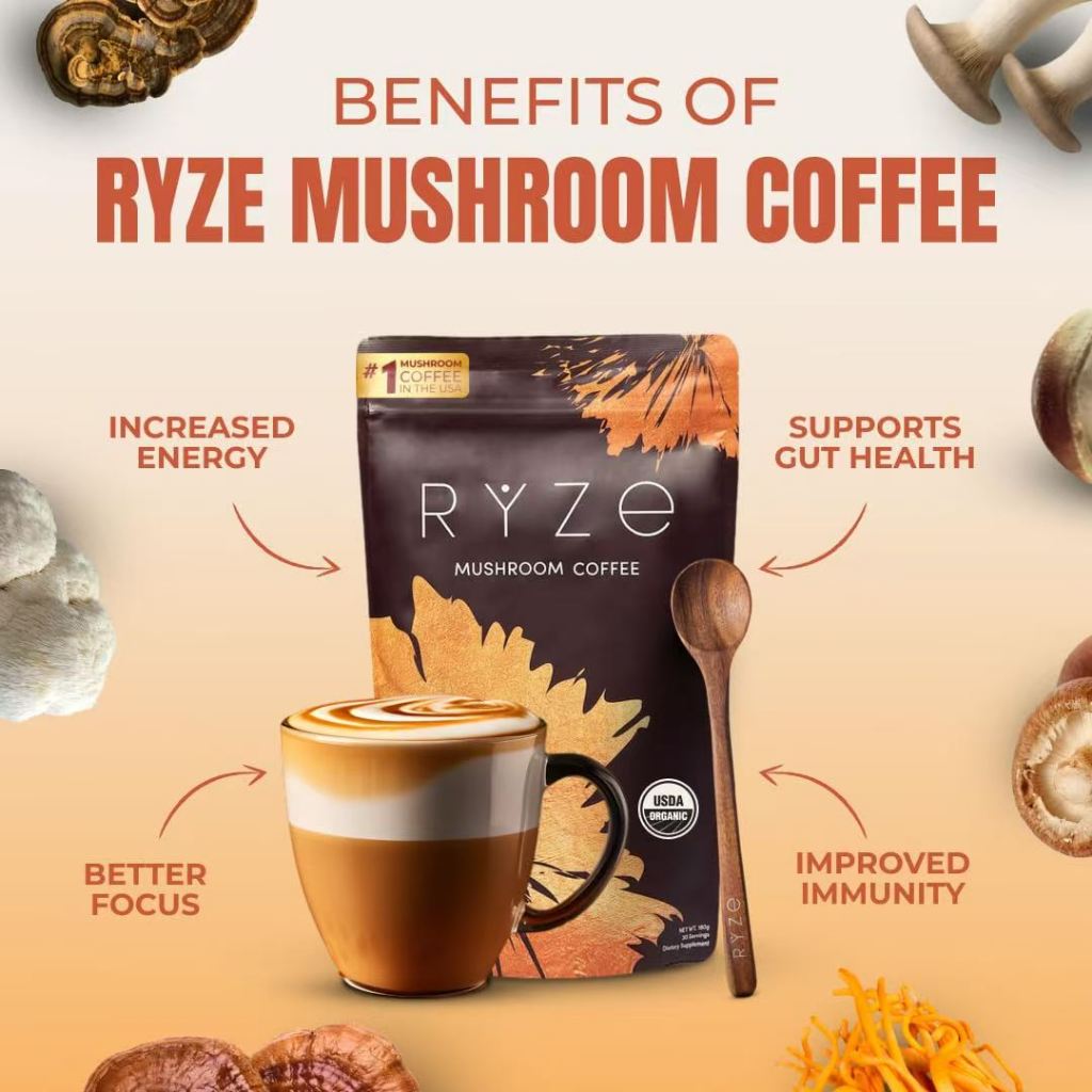 RYZE Mushroom coffee | 2 pack