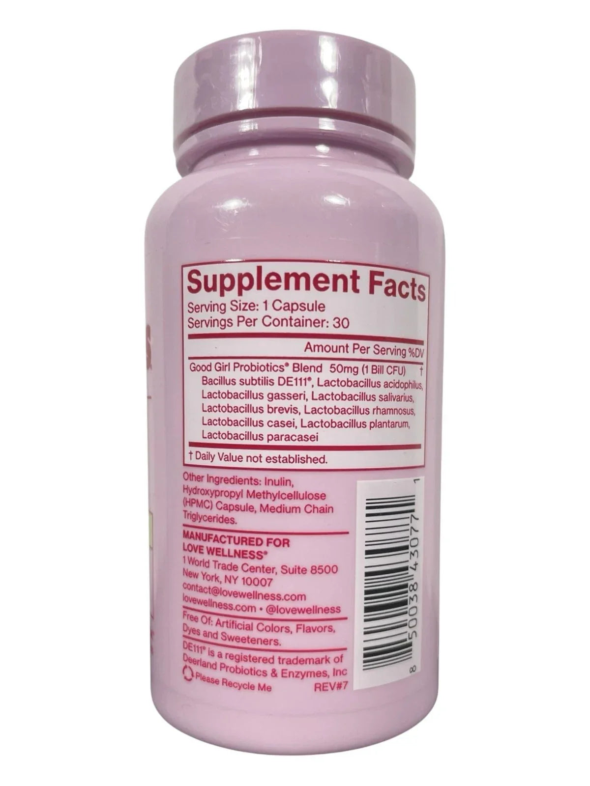Love wellness Good Girl probiotics | Women vaginal probiotic health support supplement