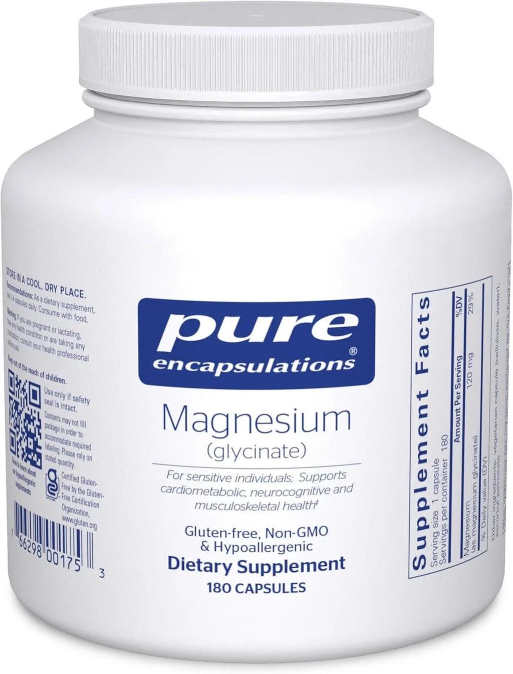 Pure Encapsulations Magnesium Glycinate - Supplement