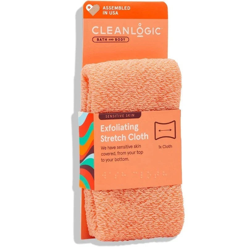 Exfoliating Stretch Cloth Gentle Body Scrubber| Cleanlogic Bath and Body