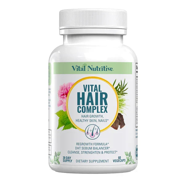 Vital Hair Complex Hair Growth Vitamins for Women and Men